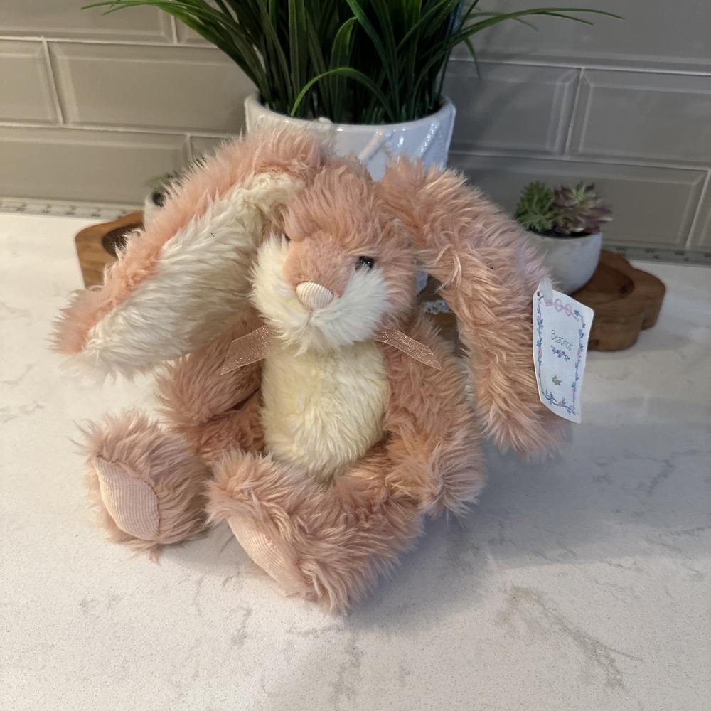 Russ NWT Beatrice Berrie Plush Bunny Baby Cranberry Patch Pink Rabbit